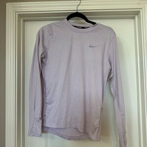 Nike Purple Long Sleeve Performance Tee